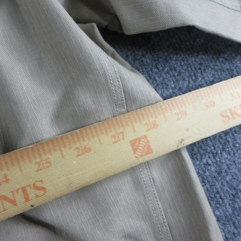 Bulwark FR Shirt Mens 2XL Beige‎ Flame Resistant Long Sleeve Button Up Workwear